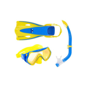 Aqualung Set Hero Snorkeling Large/Extra Large - Yellow/Blue