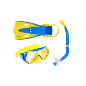 Aqualung Set Hero Snorkeling Small/Medium - Yellow/Blue