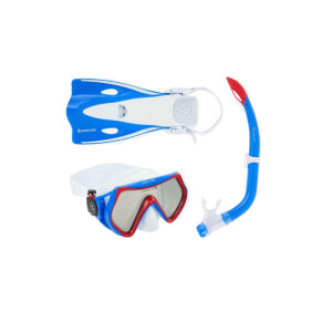 Aqualung Set Hero Snorkeling Large/Extra Large - White/Blue